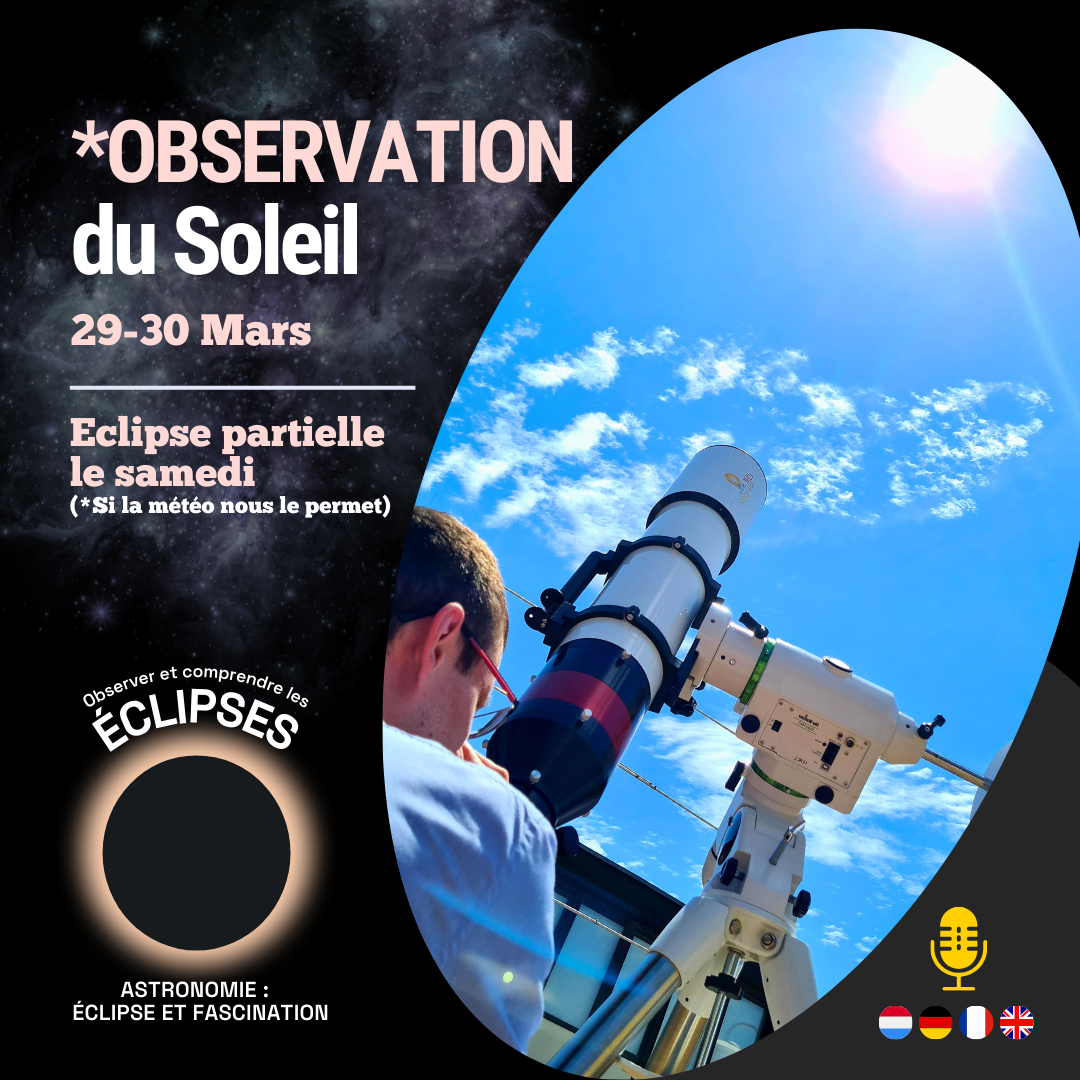 ECLIPSE ET FASCINATION (29-30 Mars 2025) | Science Center